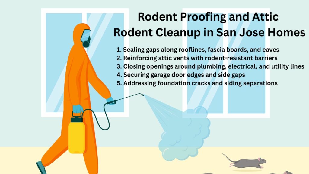 Attic Rodent Cleanup in San Jose