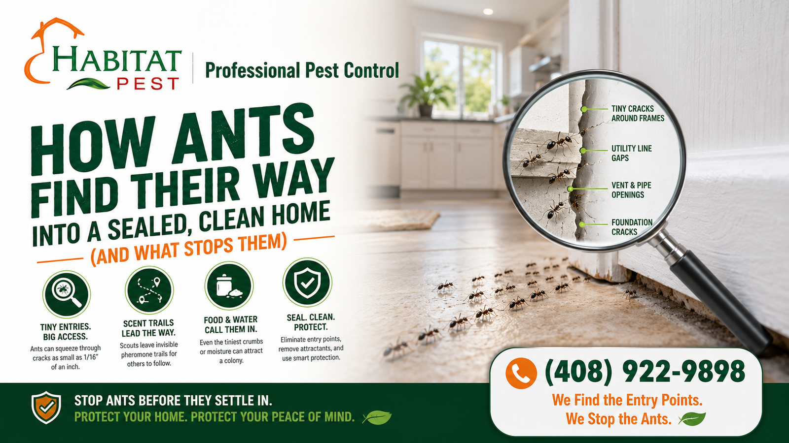 Ant control service in San Jose, CA